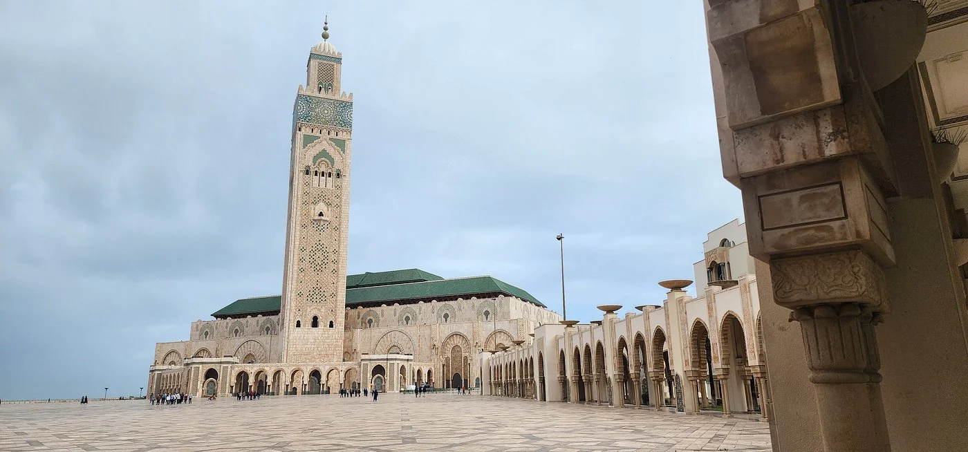Hassan II Mosque in Casablanca during a grand Morocco tour